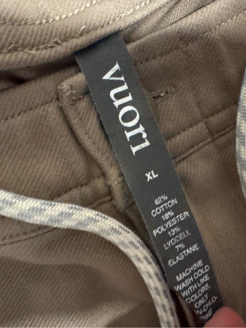 Vuori Men’s Ponto Performance Pants Taupe Size XL - Picture 5 of 5